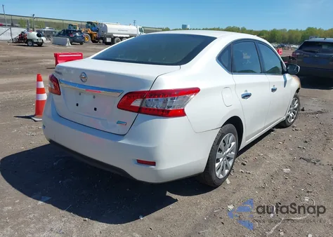 2014 Nissan Sentra Fe+ S/Fe+ Sv/S/Sl/Sr/Sv z USA, uszkodzony, nr VIN 3N1AB7AP1EL633137